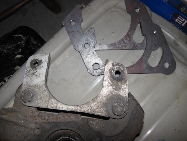 WTB rear brake brackets for lebaron swap - Pennock's Fiero Forum
