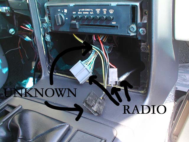 Need some help ID under dash wires.. - Pennock's Fiero Forum