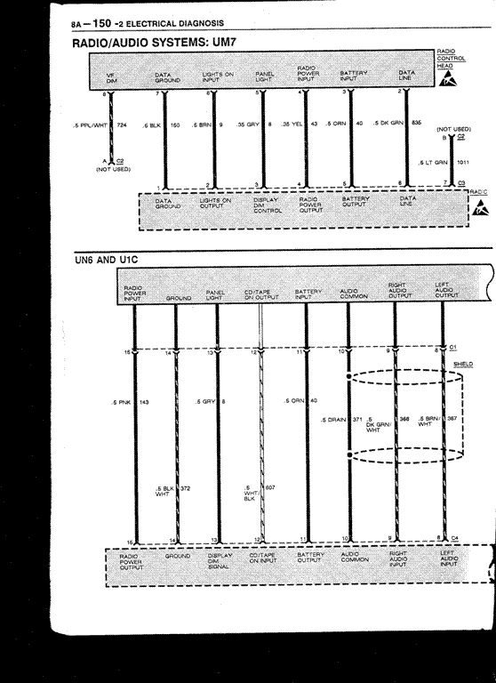 need a radio wiring diagram for sunbird - Pennock's Fiero Forum