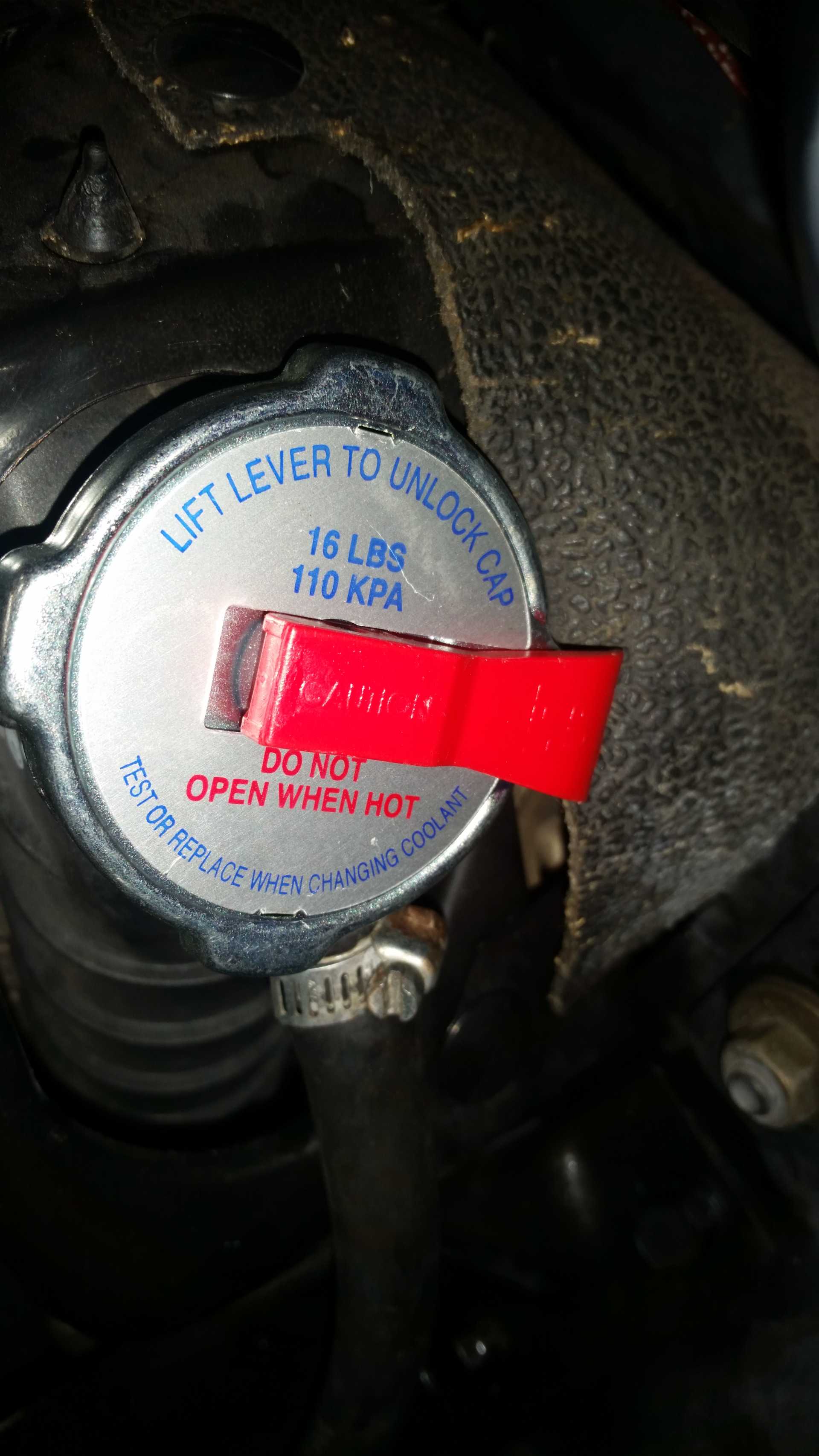 Coolant flush... then the hose blew off Pennock's Fiero Forum