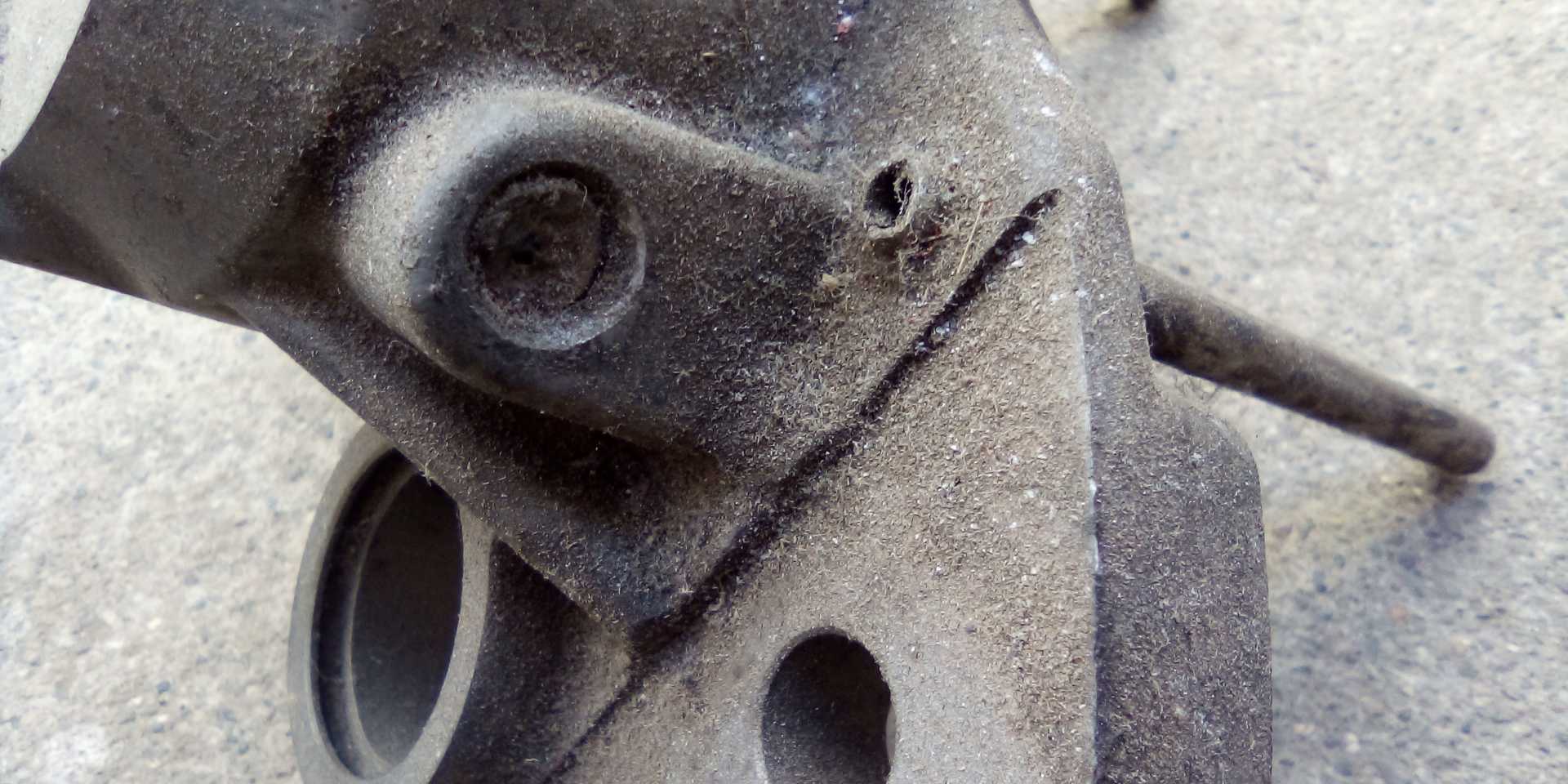 Removing Broken off Bleeder Valve on 88 Rear Caliper Pennock's Fiero