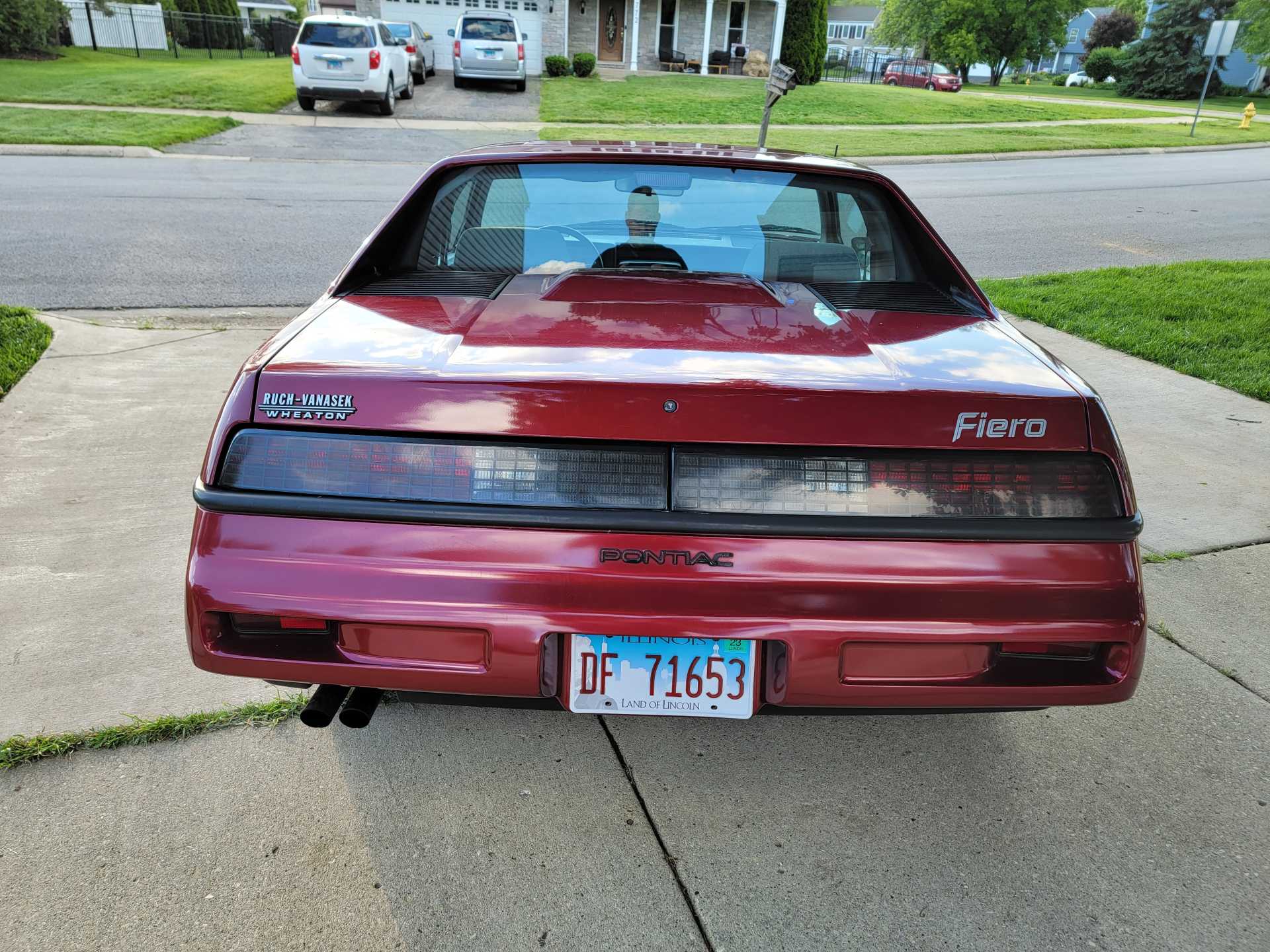 1987 Fiero Base, 40k Miles, Red! - Pennock's Fiero Forum